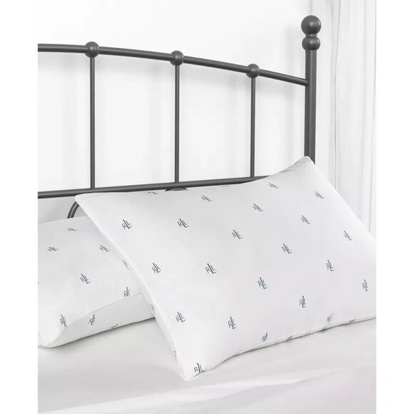 Lauren Ralph Lauren Logo Medium Density 2 Pack Pillows King MSRP $60 - Picture 1 of 1